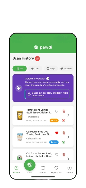 Pawdi App Screenshot